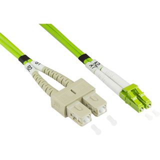 (€5,95*/1m) 2.00m Good Connections LWL Duplex Patchkabel 50/125