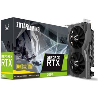 6GB ZOTAC GeForce RTX 2060 Aktiv PCIe 3.0 x16 (Retail)