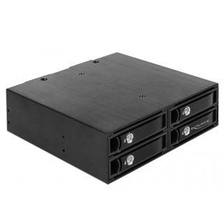 Delock Wechselrahmen 5.25 f&uuml;r 4 x 2.5 SATA / SAS HDD / SSD 12
