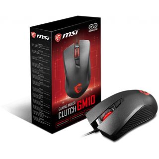 MSI Clutch GM10 Gaming Mouse USB schwarz (kabelgebunden)
