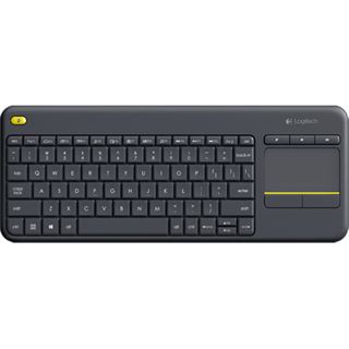 Logitech Wireless Touch Keyboard K400 Plus - FR-Layout, schwarz