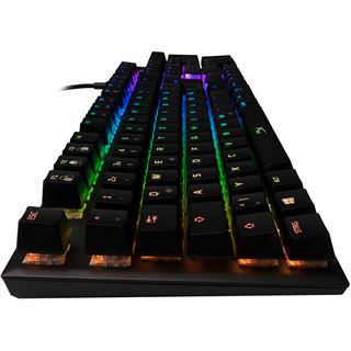 HyperX Alloy FPS RGB Kailh Silver Speed USB Franzoesisch schwarz