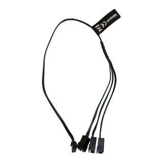 Alphacool Digital RGB LED Y-Kabel 3-fach mit JSP Stecker 30cm, schwarz