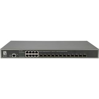 LevelOne Switch 8x GE GTL-2091 12xGSFP 19"