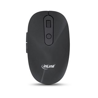 InLine Design Desktop, Tastatur-Maus Set, USB 2,4GHz, DE, schwarz