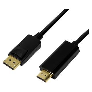 (&euro;6,45*/1m) 2.00m LogiLink Displayport 1.2 Adapterkabel