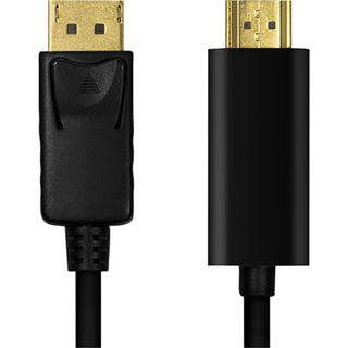 (&euro;6,45*/1m) 2.00m LogiLink Displayport 1.2 Adapterkabel