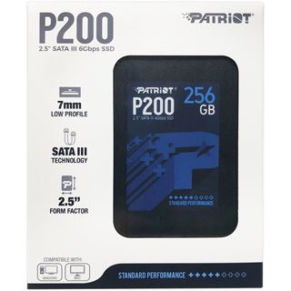 256GB Patriot P200 2.5" (6.4cm) SATA 6Gb/s 3D-NAND TLC