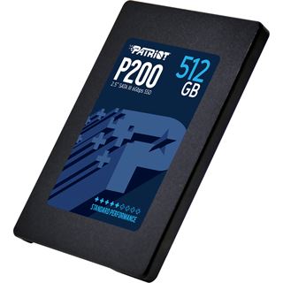 512GB Patriot P200 2.5" (6.4cm) SATA 6Gb/s 3D-NAND TLC