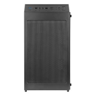 Cooltek Zwei Midi Tower ohne Netzteil schwarz