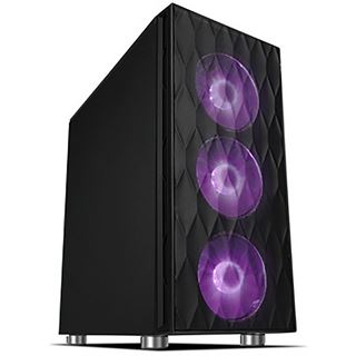 Cooltek Eins RGB Midi Tower ohne Netzteil schwarz