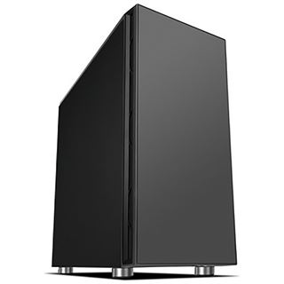 Cooltek Drei Midi Tower ohne Netzteil schwarz