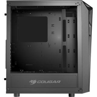 Cougar Case Turret Mid tower Temp. glass trans. side window 1x120mm
