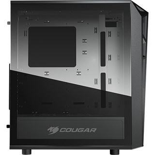 Cougar Case Turret Mid tower Temp. glass trans. side window 1x120mm