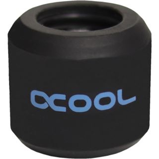Alphacool Aurora HardTube LED Ring 13mm Digital RGB, tiefschwarz