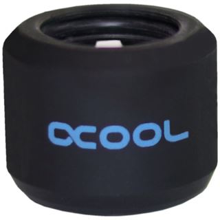 Alphacool Aurora HardTube LED Ring 16mm Digital RGB, tiefschwarz