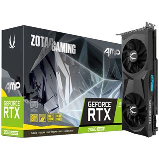 8GB ZOTAC GeForce RTX 2060 SUPER Gaming AMP Aktiv PCIe 3.0 x16