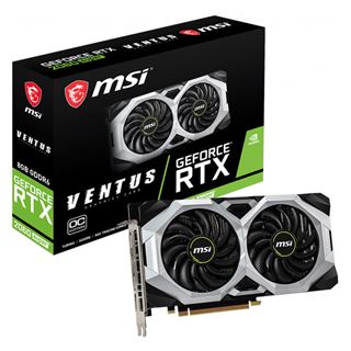 8GB MSI GeForce RTX 2060 SUPER VENTUS OC Aktiv PCIe 3.0 x16 (Retail)