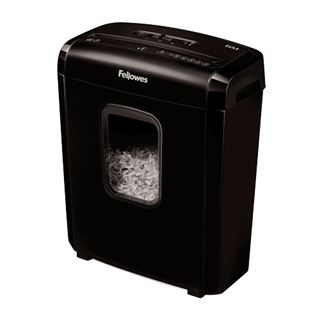 Fellowes GmbH Aktenvernichter Powershred 6M, Partikel, schwarz