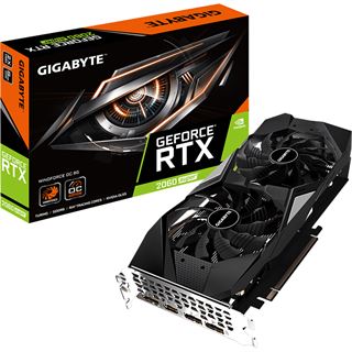 8GB Gigabyte GeForce RTX 2060 SUPER Windforce OC Aktiv PCIe 3.0 x16