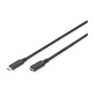 (&euro;5,27*/1m) 1.50m Digitus USB Verl&auml;ngerungskabel USB C