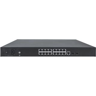 Intellinet Switch 16 Port Managed AV PoE 2x SFP Uplink