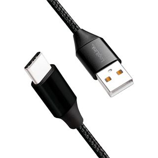 (€4,90*/1m) 1.00m LogiLink USB2.0 Anschlusskabel USB A Stecker