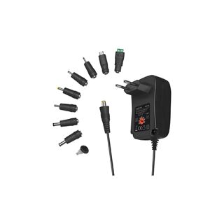 LogiLink Universal Netzteil mit USB-Port, 34 Watt, schwarz