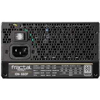 660 Watt Fractal Design Design Ion+ Modular 80+ Platinum