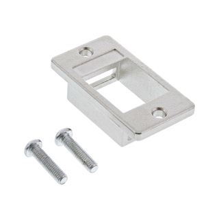 InLine Keystone SNAP-In Modulhalter, 1-fach, Metall, f&uuml;r flache