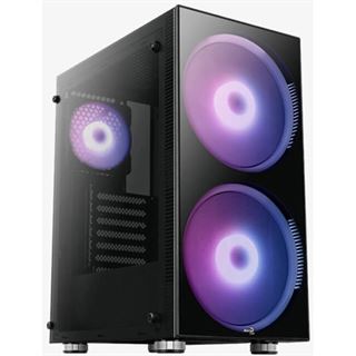 AeroCool Python Midi Tower ohne Netzteil schwarz