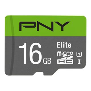 16GB PNY Micro SD Card Elite HC Class 10 UHS I U1 SD adapter