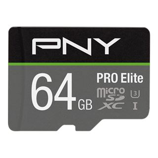 64GB PNY Micro SD Card PRO ELITE Class 10 XC UHS I U3 A1 V30 SD