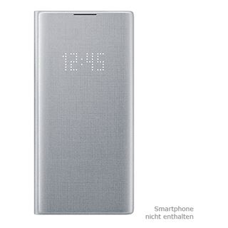 Samsung LED View Cover EF-NN975 für Galaxy Note 10+, silber