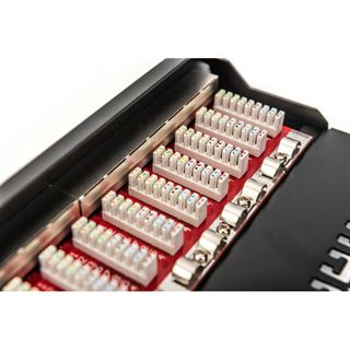 Digitus Cat.6A Patch Panel, geschirmt, 12-Port, 10", schwarz