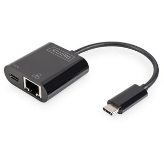 Digitus USB Type-C Gigabit Ethernet Adapter, PD Unterst&uuml;t.