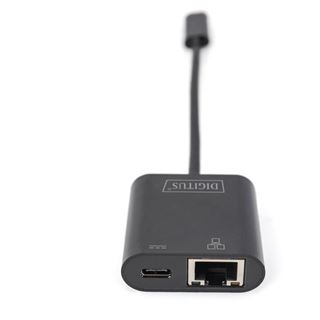 Digitus USB Type-C Gigabit Ethernet Adapter, PD Unterst&uuml;t.