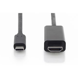 (&euro;5,78*/1m) 5.00m Digitus HDMI Adapterkabel USB C Stecker auf