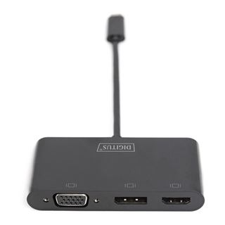 Digitus USB-C 3in1 Triple Monitor Adapter (HDMI, DP, VGA)