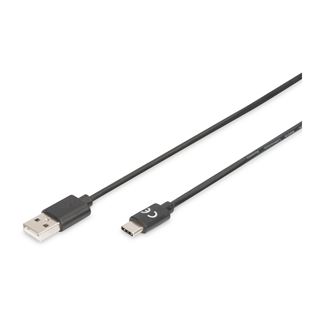 (€4,90*/1m) 1.00m Digitus USB Anschlusskabel High-Speed USB C