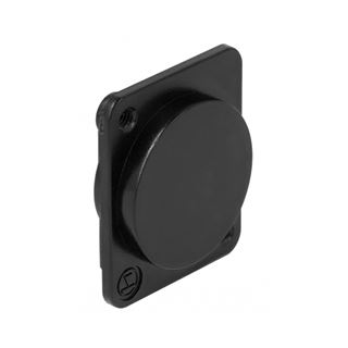 Delock D-Type Abdeckung 4 Stück, schwarz