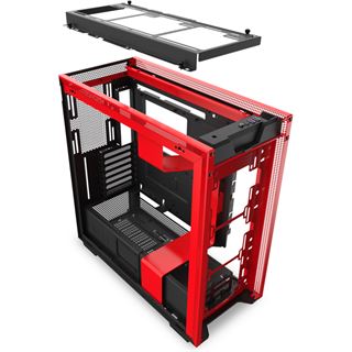 NZXT H710 Midi Tower ohne Netzteil schwarz/rot