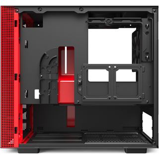 NZXT H210 Mini-ITX Glasfenster rot