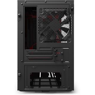 NZXT H210 Mini-ITX Glasfenster rot