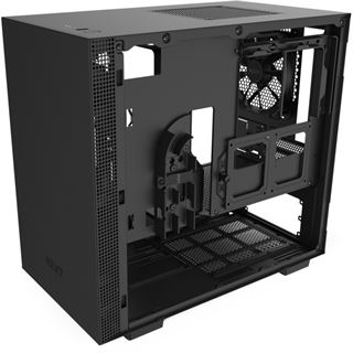 NZXT H210 Mini-ITX Glasfenster schwarz