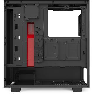 NZXT H510i Midi Tower ohne Netzteil schwarz/rot