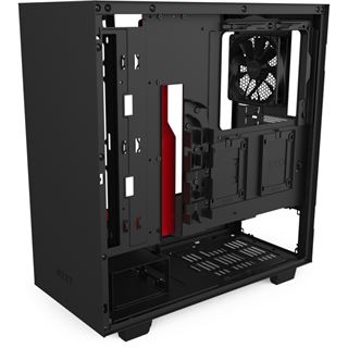 NZXT H510 Midi Tower ohne Netzteil schwarz/rot