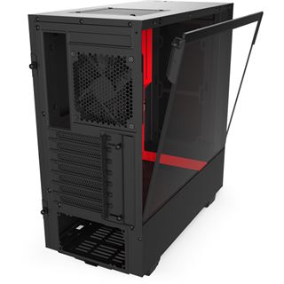 NZXT H510 Midi Tower ohne Netzteil schwarz/rot