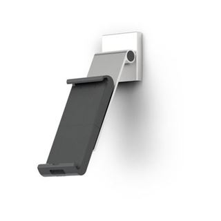 Durable TABLET HOLDER WALL PRO kippbar 7"-13", silber