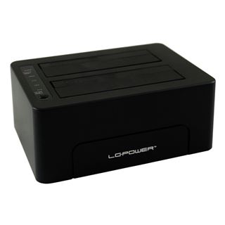 LC-Power LC-DOCK-C USB3.1 Dual Bay Dockin für 2,5" &